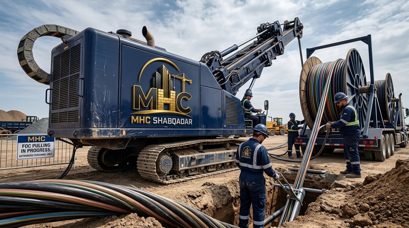 Industrial cable laying