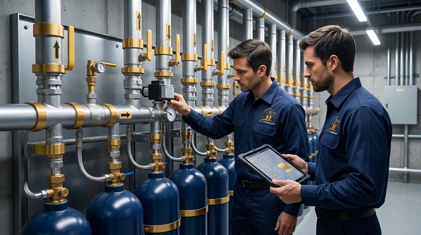 Fire suppression pipes